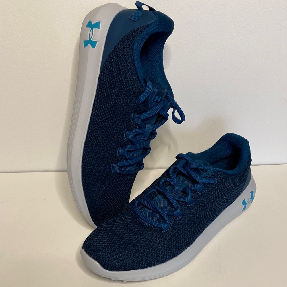 Under Armour Ripple Mens Running Athletic Sports Navy Blue Sneakers 9.5